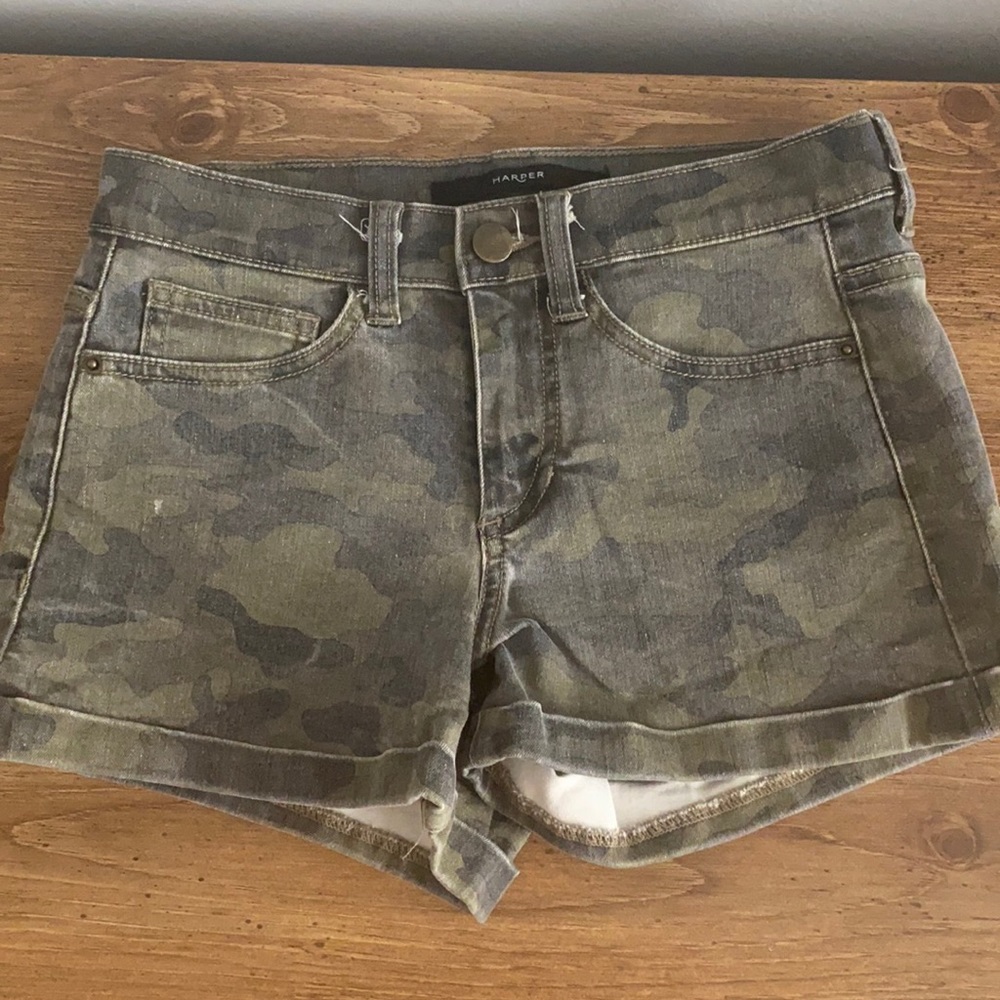 Camouflage Jean shorts